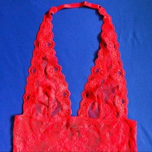 Victoria’s Secret Red Lace lingerie